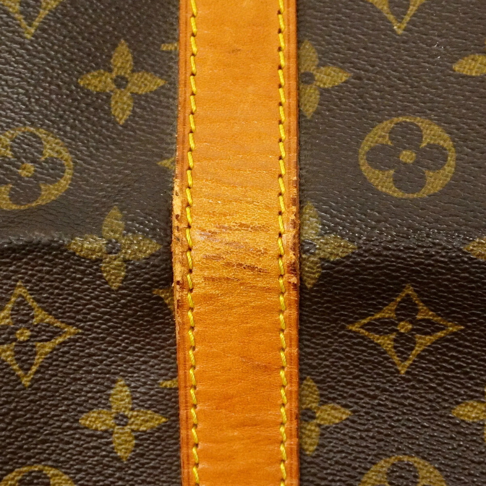 LOUIS VUITTON Authentic Brown Monogram Keepall 60 Boston Bag - Picture 7 of 15